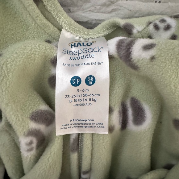 Halo Sleep Sack, 3-6 months panda print - Picture 4 of 4